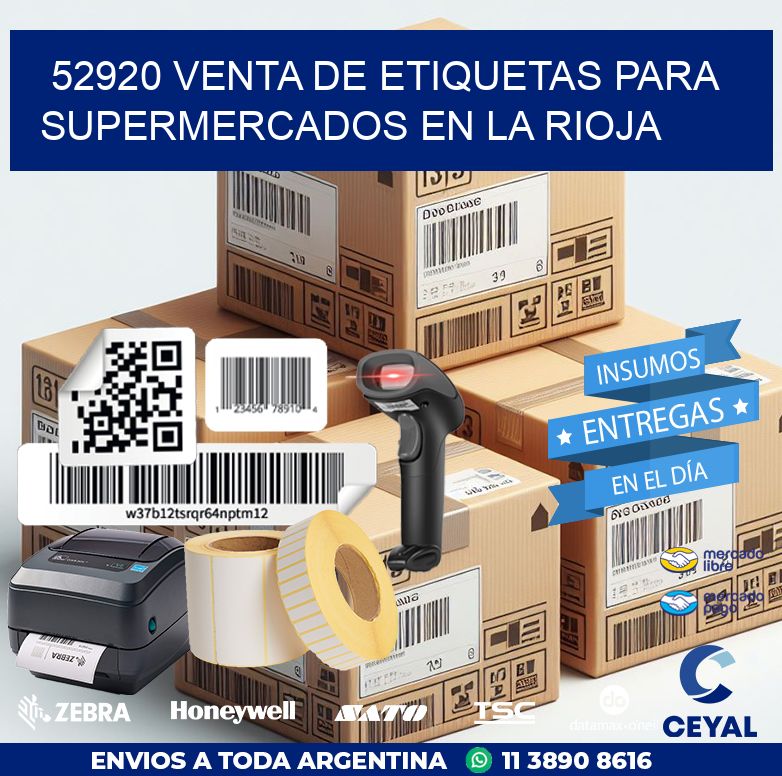 52920 VENTA DE ETIQUETAS PARA SUPERMERCADOS EN LA RIOJA