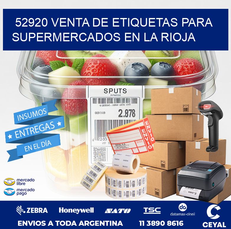52920 VENTA DE ETIQUETAS PARA SUPERMERCADOS EN LA RIOJA