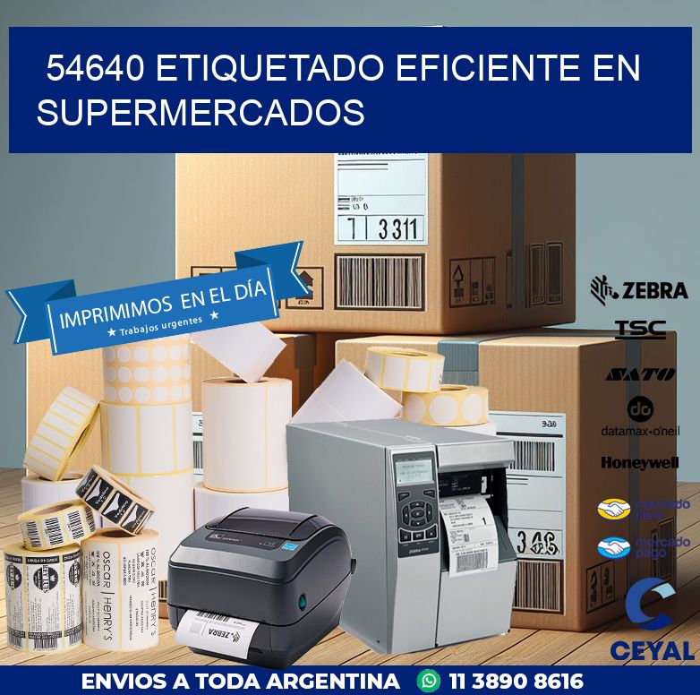 54640 ETIQUETADO EFICIENTE EN SUPERMERCADOS