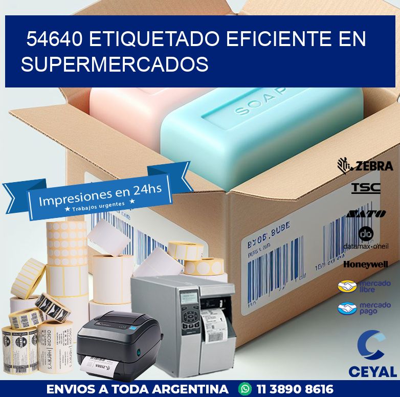 54640 ETIQUETADO EFICIENTE EN SUPERMERCADOS