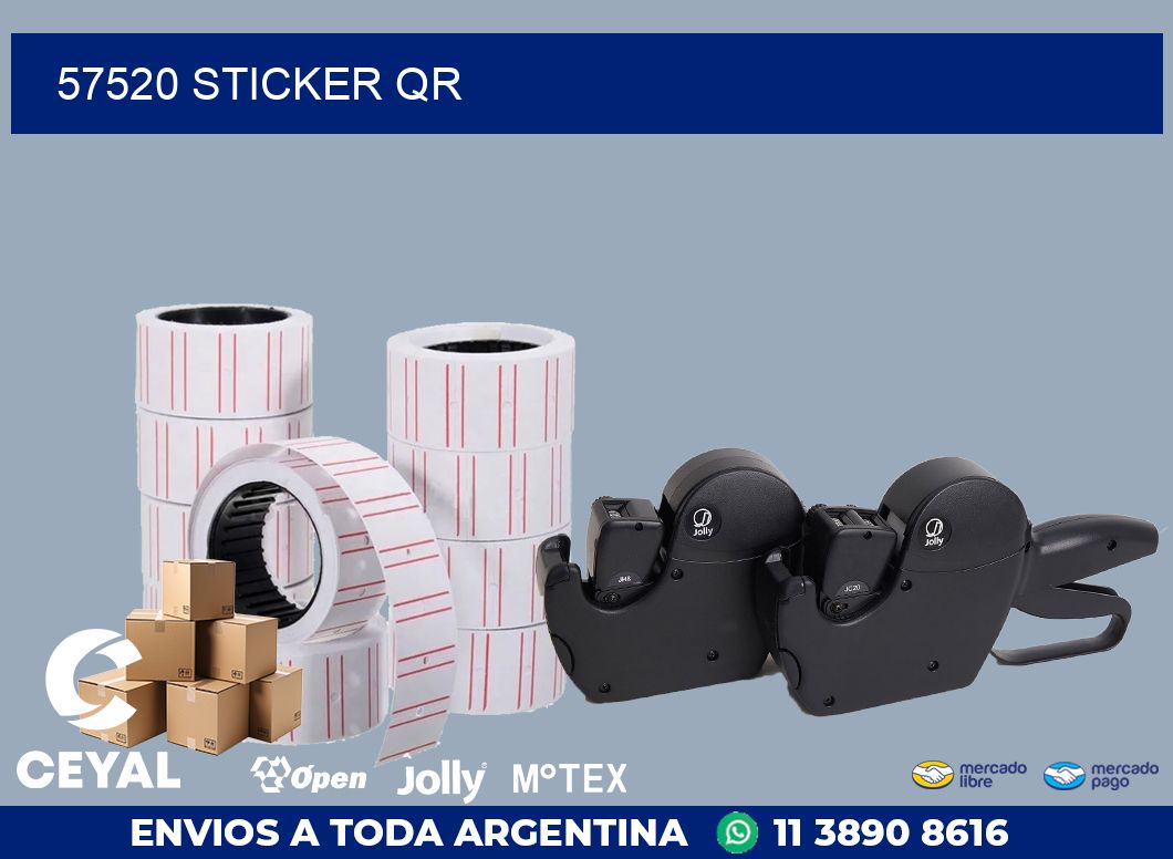 57520 STICKER QR