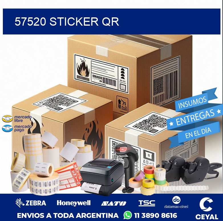57520 STICKER QR