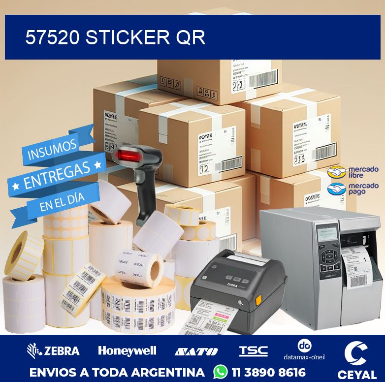 57520 STICKER QR