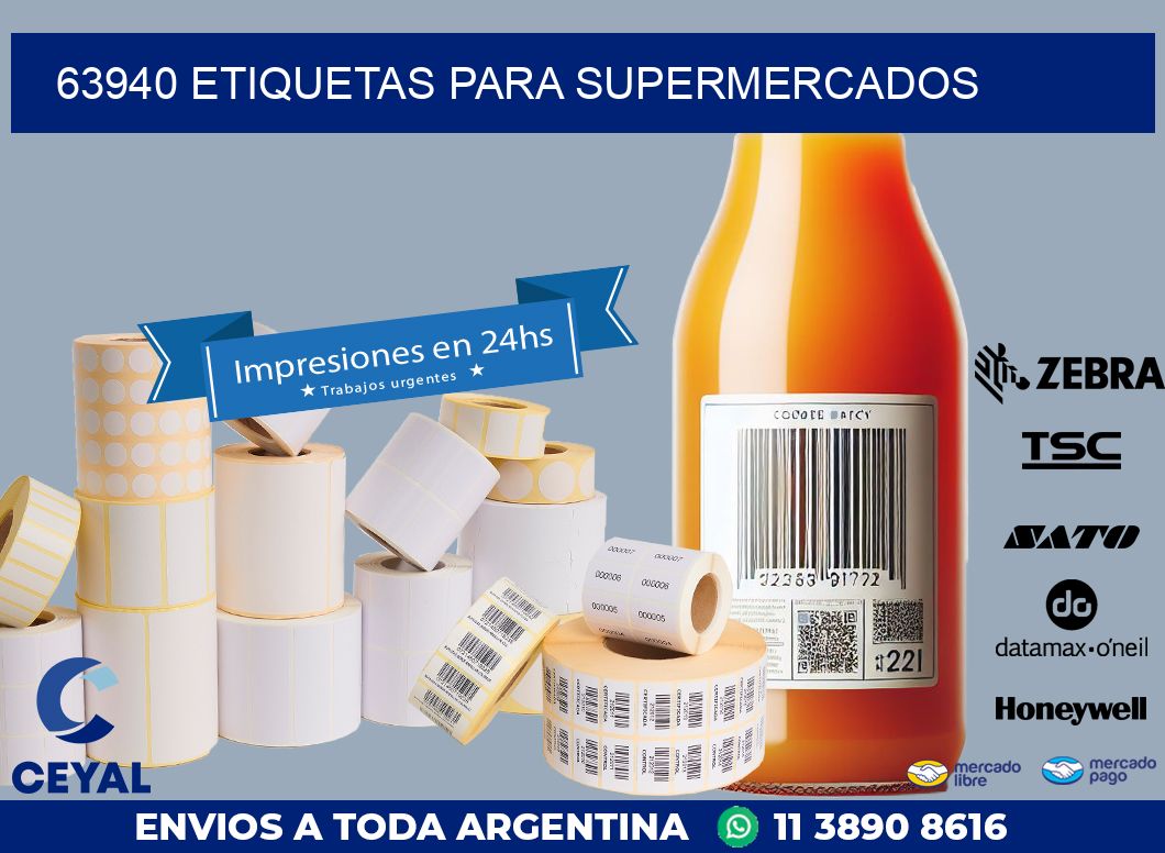 63940 ETIQUETAS PARA SUPERMERCADOS