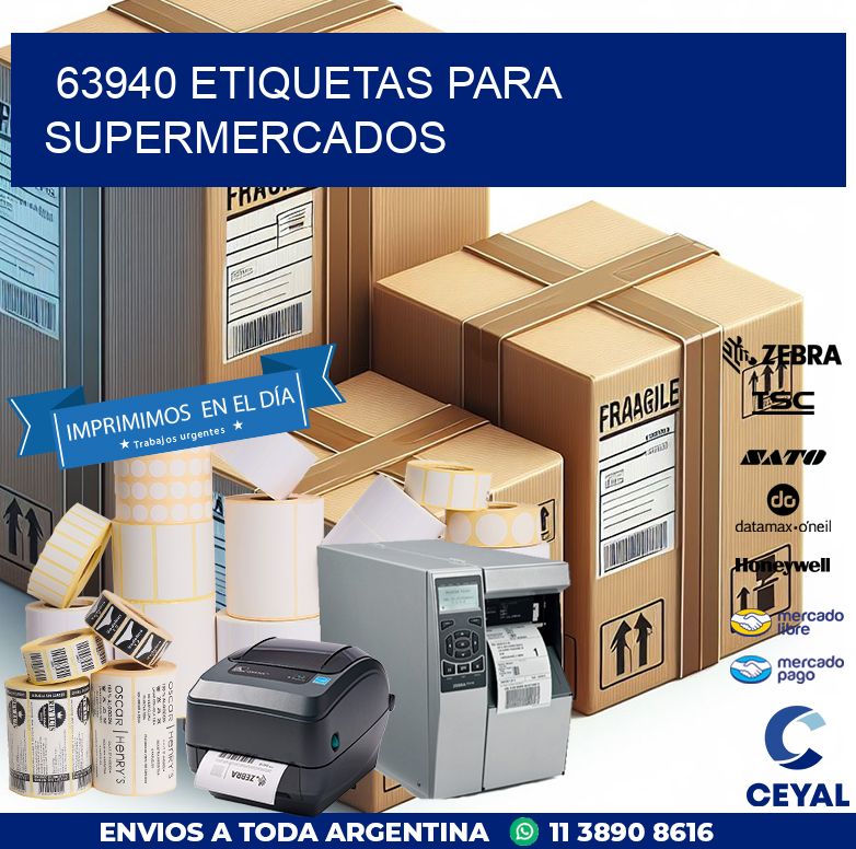 63940 ETIQUETAS PARA SUPERMERCADOS