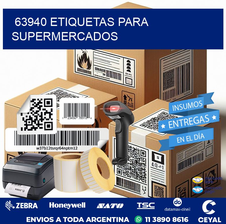 63940 ETIQUETAS PARA SUPERMERCADOS
