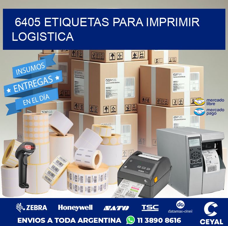 6405 ETIQUETAS PARA IMPRIMIR LOGISTICA