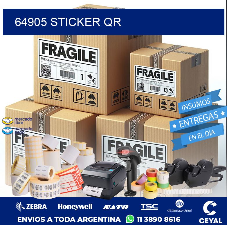 64905 STICKER QR