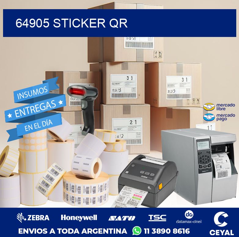 64905 STICKER QR