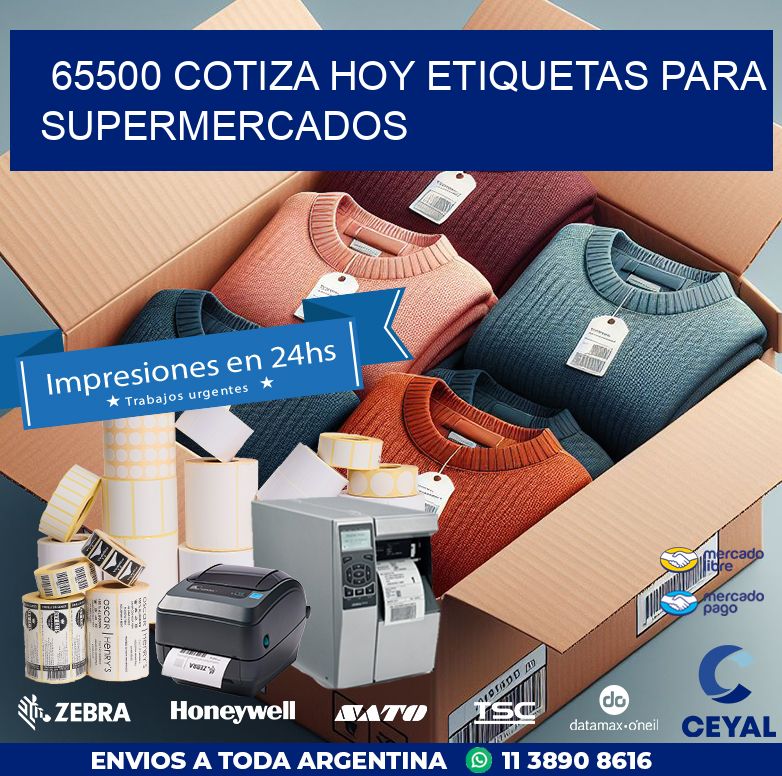 65500 COTIZA HOY ETIQUETAS PARA SUPERMERCADOS