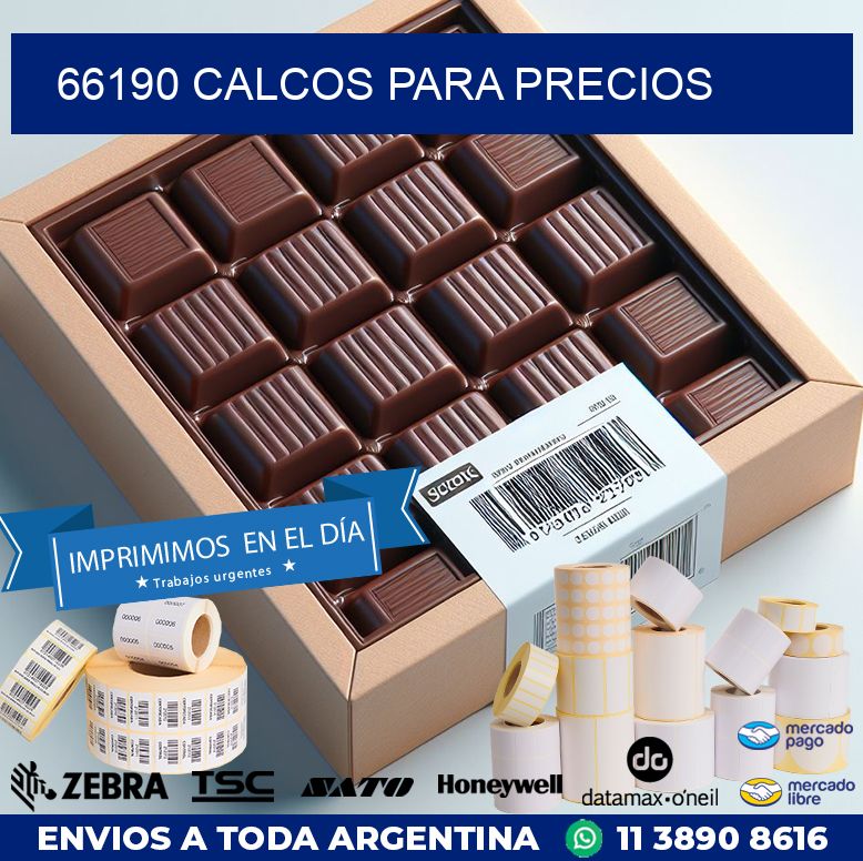 66190 CALCOS PARA PRECIOS