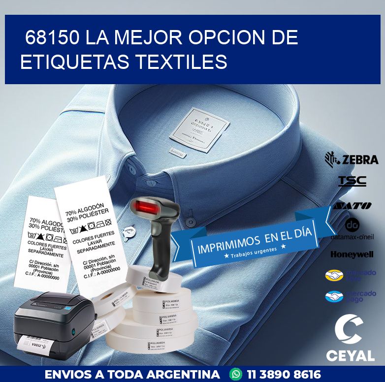 68150 LA MEJOR OPCION DE ETIQUETAS TEXTILES