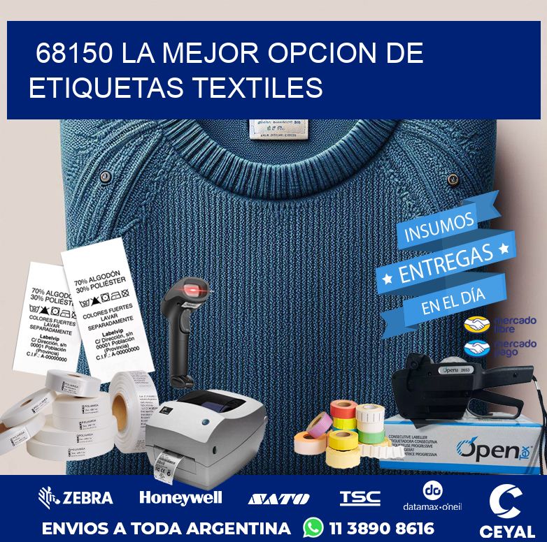 68150 LA MEJOR OPCION DE ETIQUETAS TEXTILES