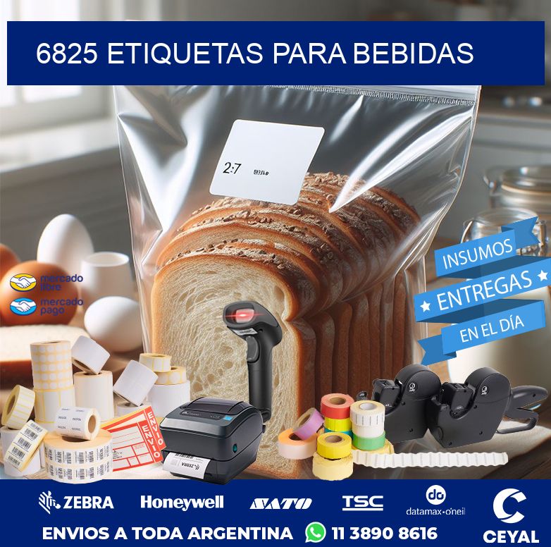 6825 ETIQUETAS PARA BEBIDAS