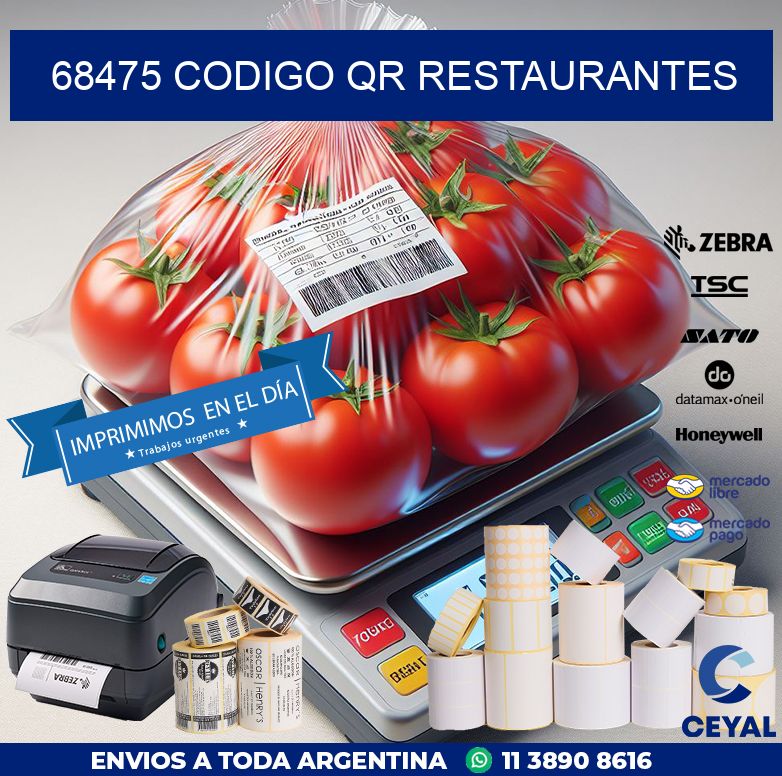 68475 CODIGO QR RESTAURANTES
