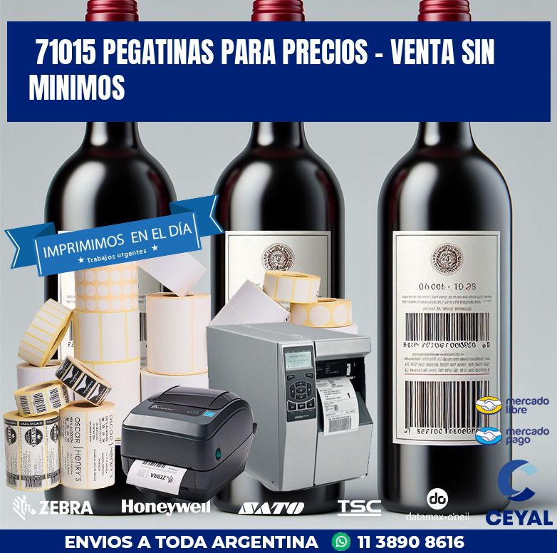 71015 PEGATINAS PARA PRECIOS - VENTA SIN MINIMOS