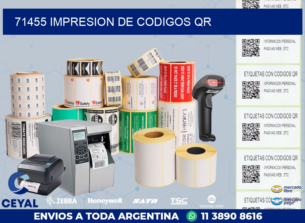 71455 IMPRESION DE CODIGOS QR