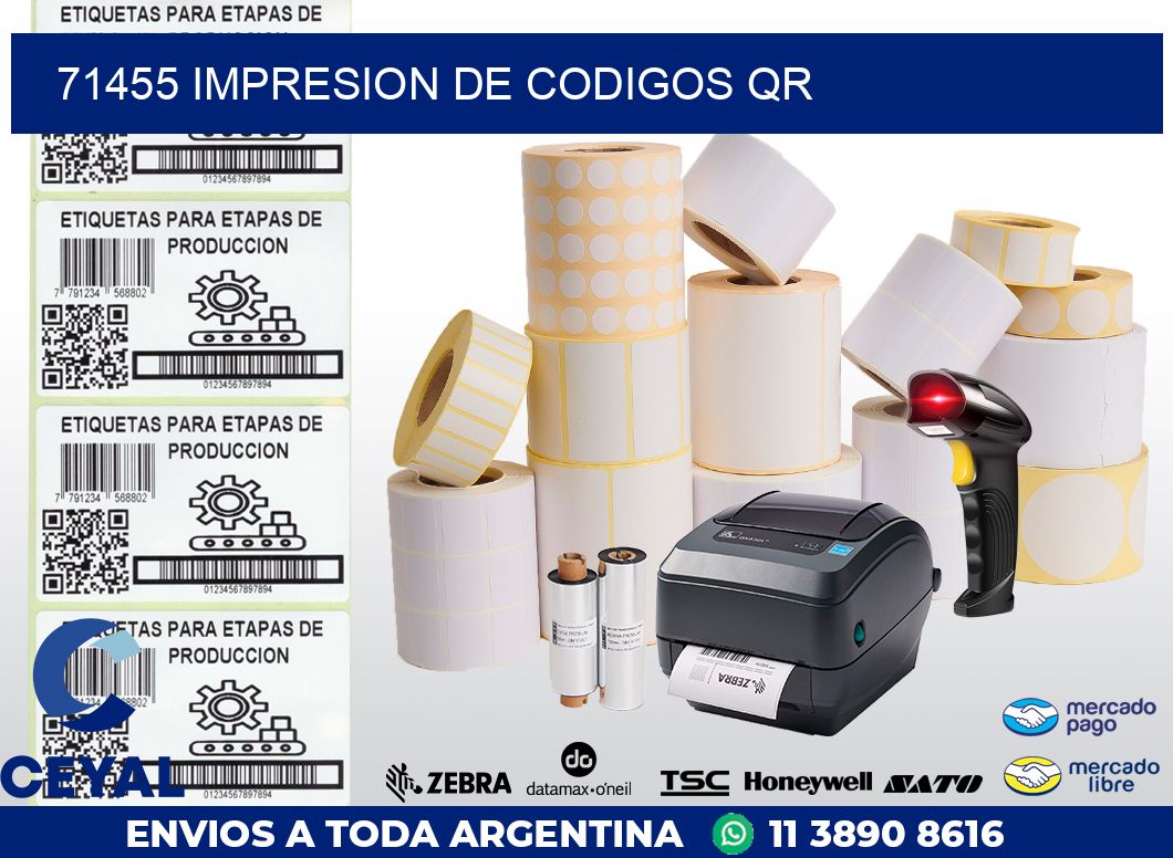 71455 IMPRESION DE CODIGOS QR