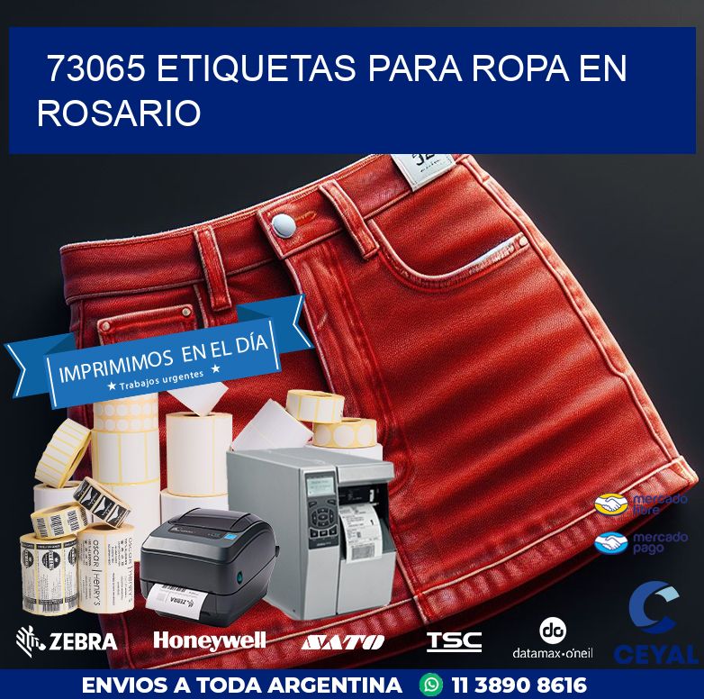 73065 ETIQUETAS PARA ROPA EN ROSARIO