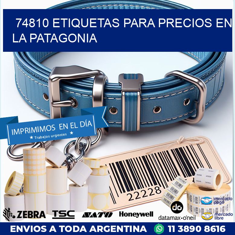 74810 ETIQUETAS PARA PRECIOS EN LA PATAGONIA