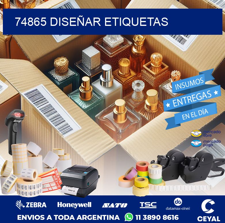 74865 DISEÑAR ETIQUETAS