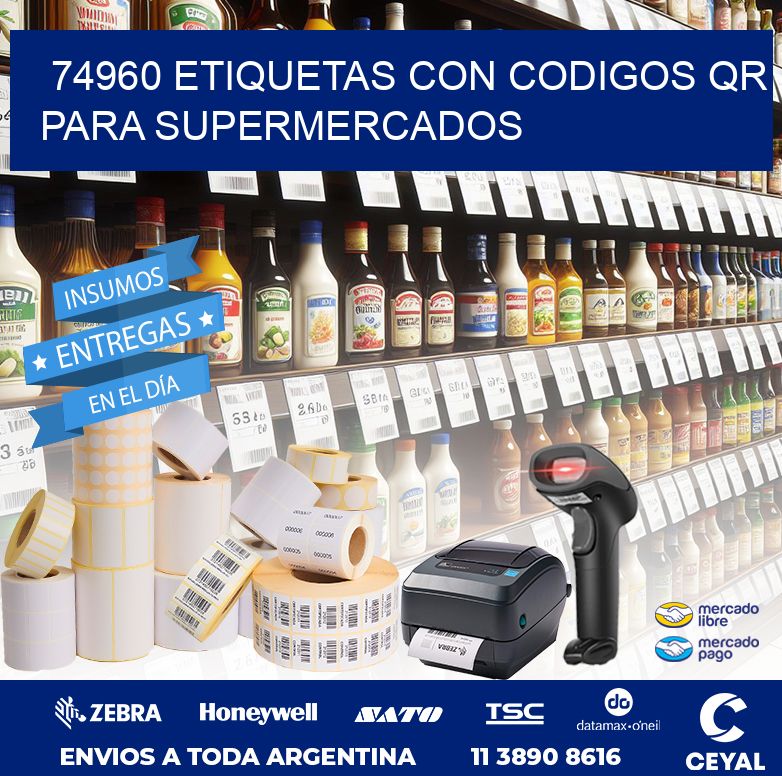 74960 ETIQUETAS CON CODIGOS QR PARA SUPERMERCADOS