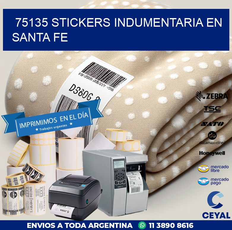 75135 STICKERS INDUMENTARIA EN SANTA FE