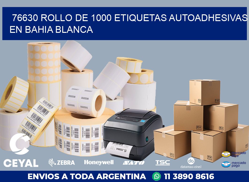 76630 ROLLO DE 1000 ETIQUETAS AUTOADHESIVAS EN BAHIA BLANCA