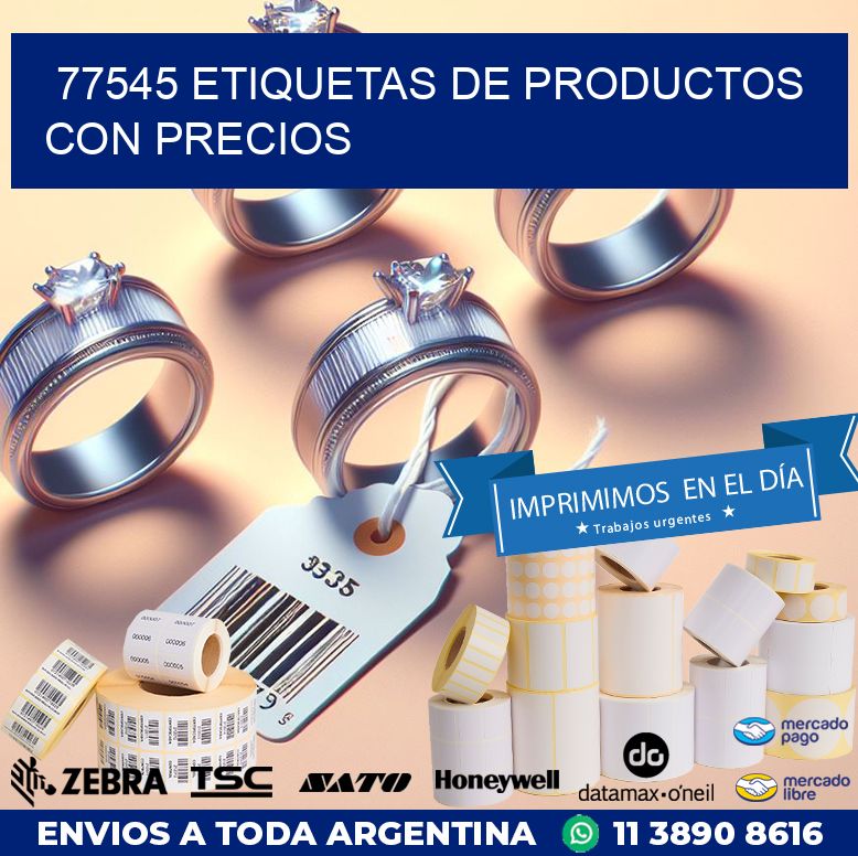 77545 ETIQUETAS DE PRODUCTOS CON PRECIOS