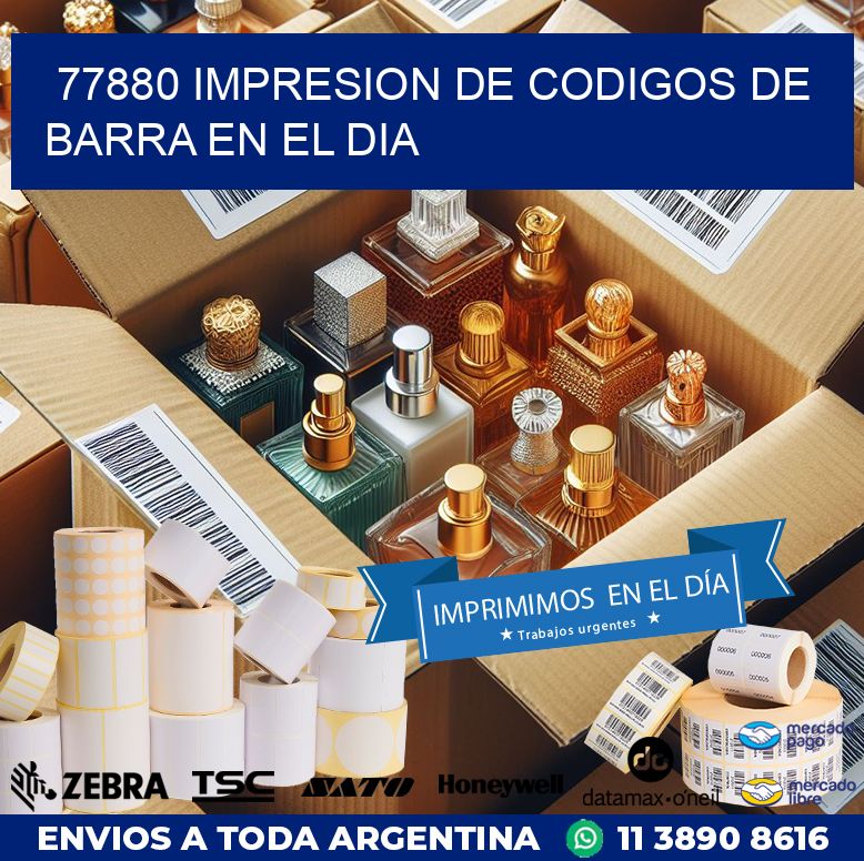 77880 IMPRESION DE CODIGOS DE BARRA EN EL DIA