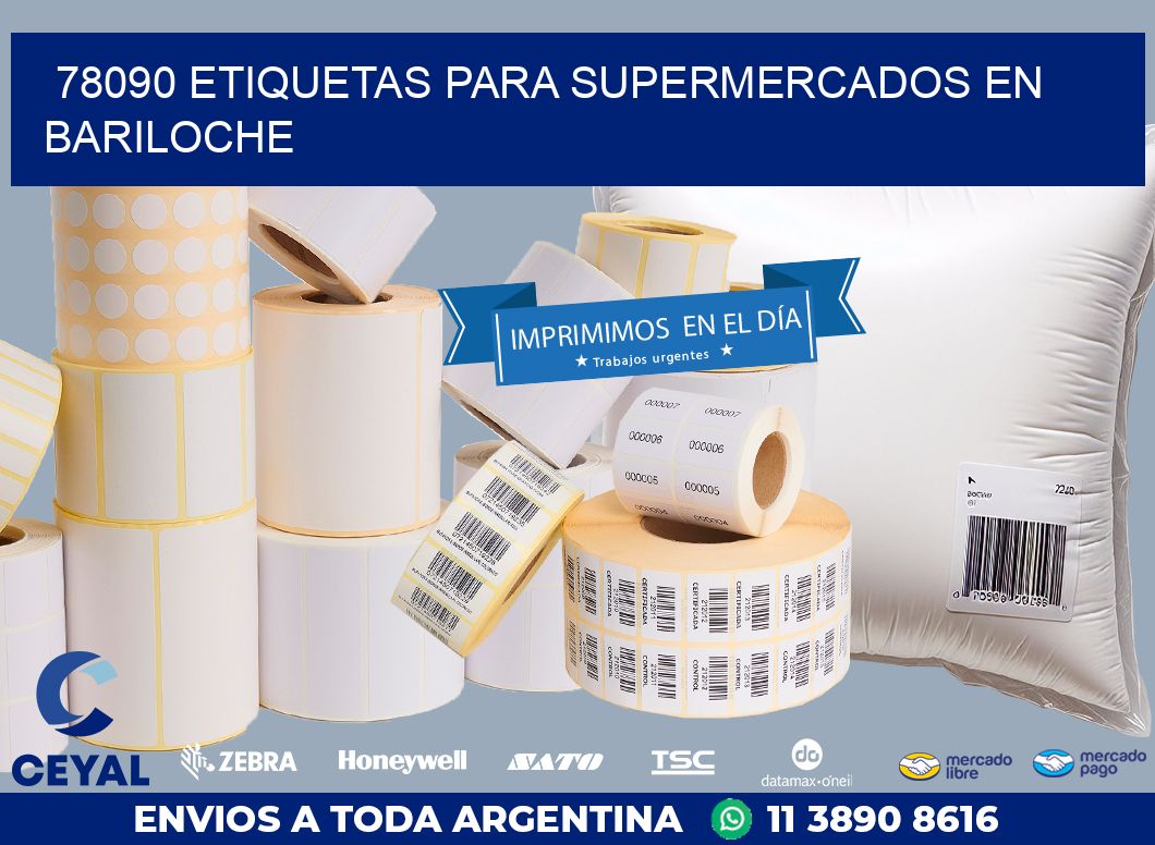 78090 ETIQUETAS PARA SUPERMERCADOS EN BARILOCHE
