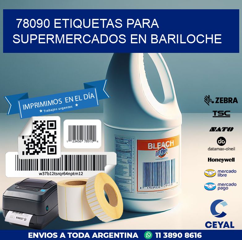 78090 ETIQUETAS PARA SUPERMERCADOS EN BARILOCHE