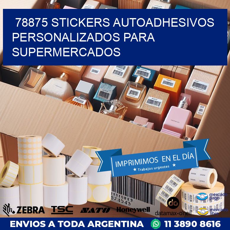 78875 STICKERS AUTOADHESIVOS PERSONALIZADOS PARA SUPERMERCADOS