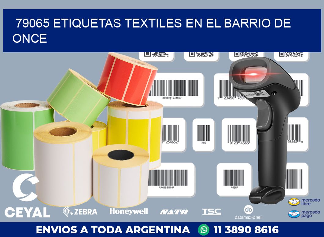79065 ETIQUETAS TEXTILES EN EL BARRIO DE ONCE