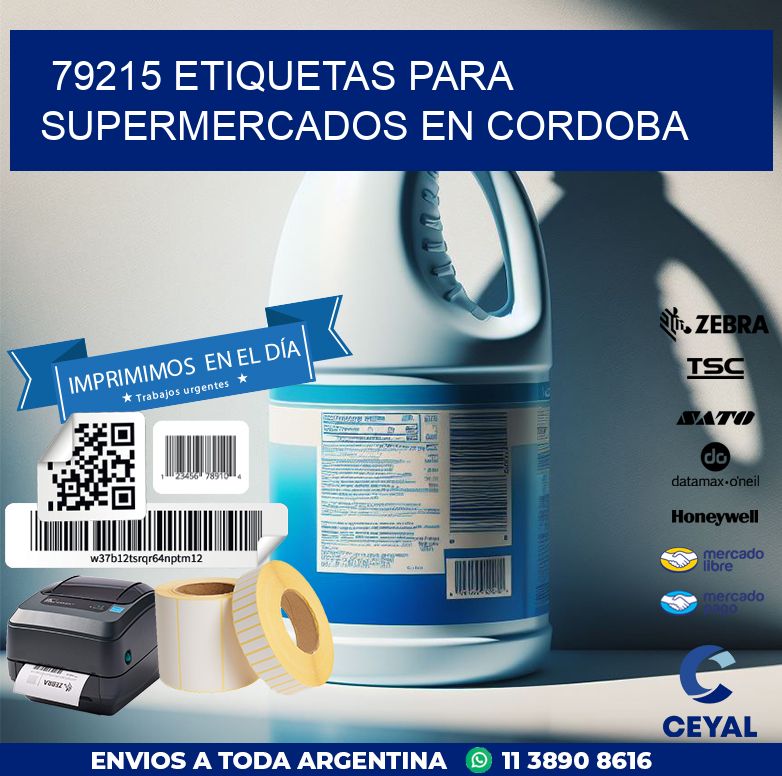 79215 ETIQUETAS PARA SUPERMERCADOS EN CORDOBA