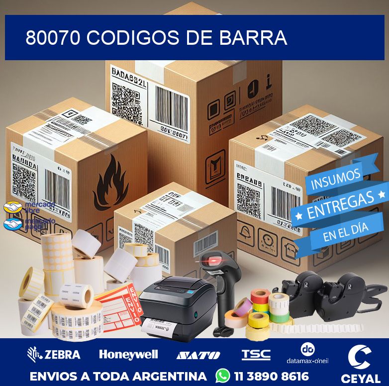 80070 CODIGOS DE BARRA