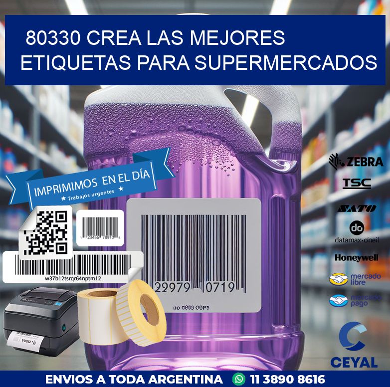 80330 CREA LAS MEJORES ETIQUETAS PARA SUPERMERCADOS