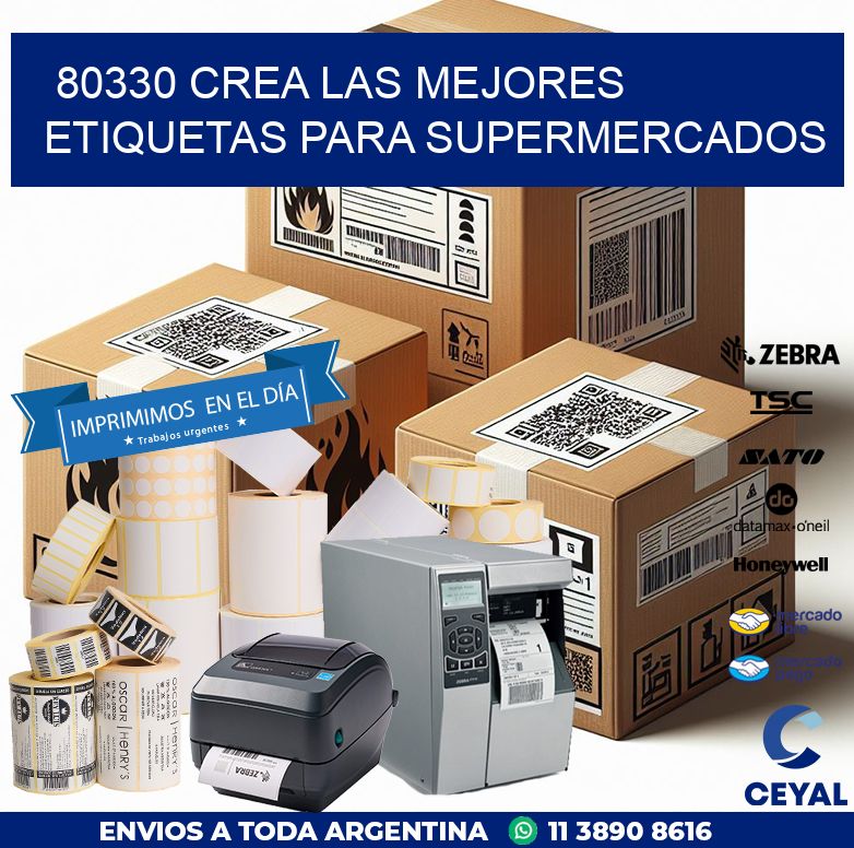 80330 CREA LAS MEJORES ETIQUETAS PARA SUPERMERCADOS