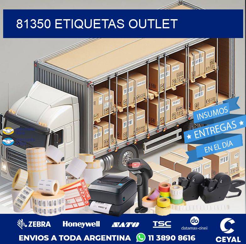 81350 ETIQUETAS OUTLET
