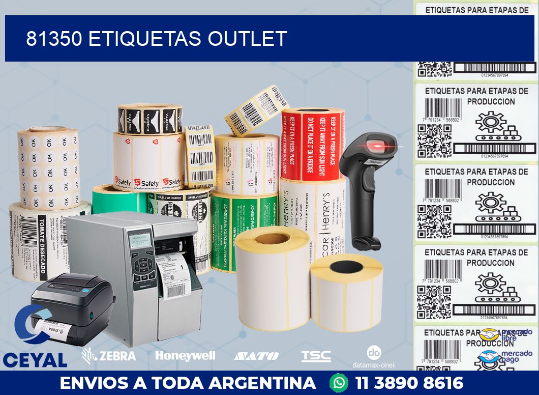 81350 ETIQUETAS OUTLET