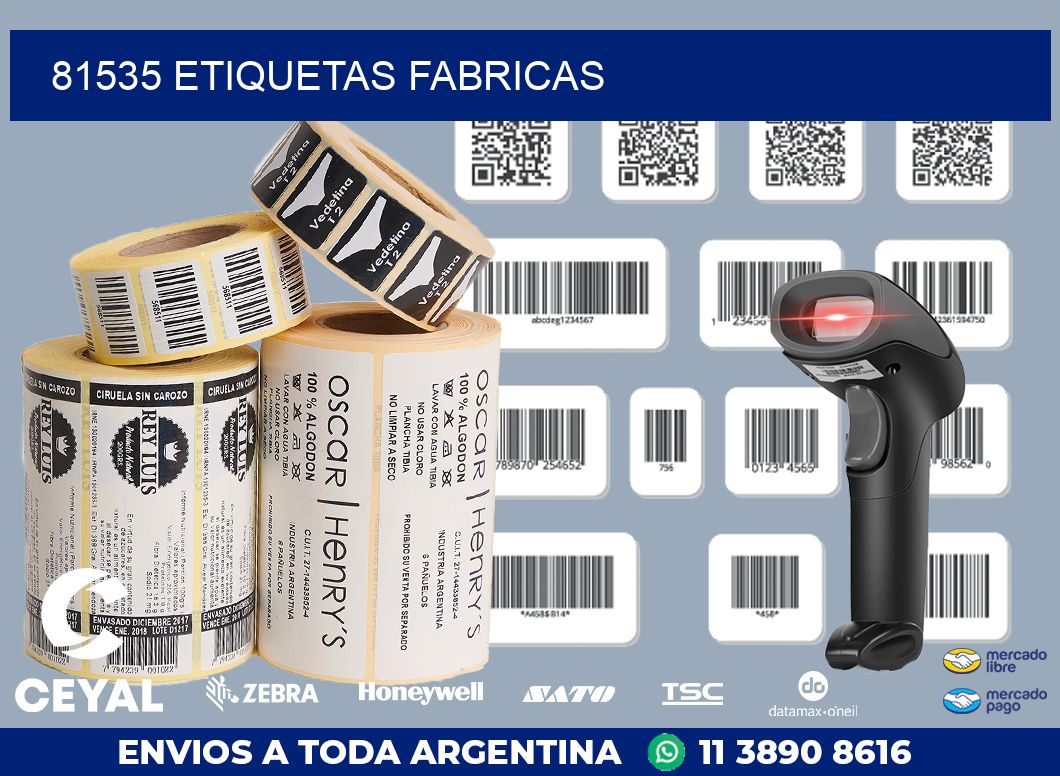 81535 ETIQUETAS FABRICAS