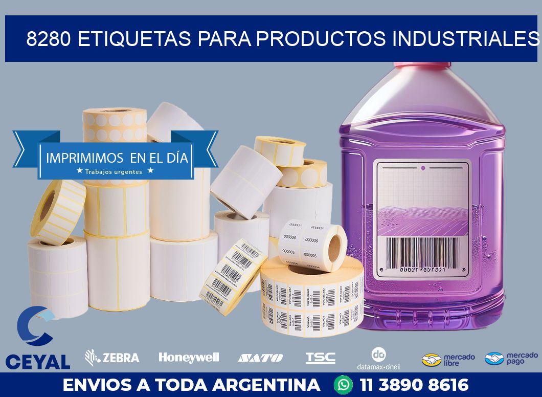 8280 ETIQUETAS PARA PRODUCTOS INDUSTRIALES