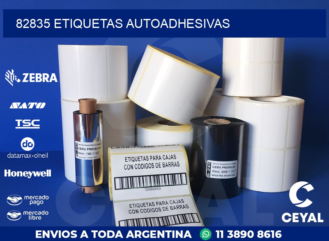 82835 ETIQUETAS AUTOADHESIVAS