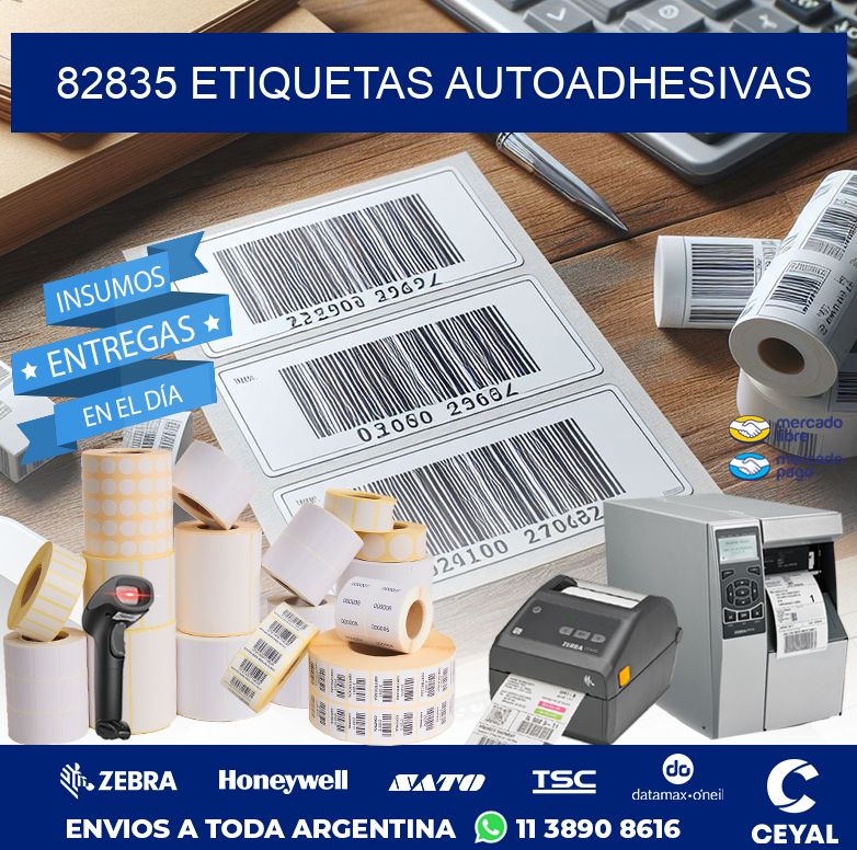 82835 ETIQUETAS AUTOADHESIVAS
