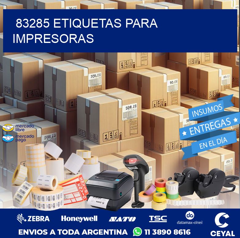 83285 ETIQUETAS PARA IMPRESORAS