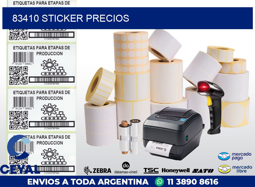 83410 STICKER PRECIOS