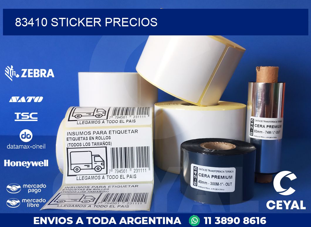 83410 STICKER PRECIOS