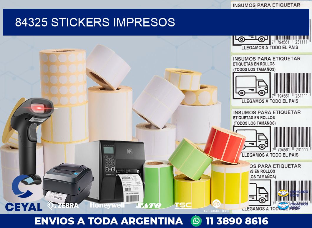 84325 STICKERS IMPRESOS