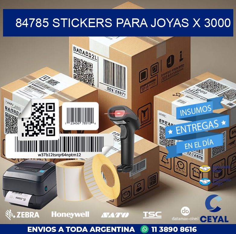 84785 STICKERS PARA JOYAS X 3000