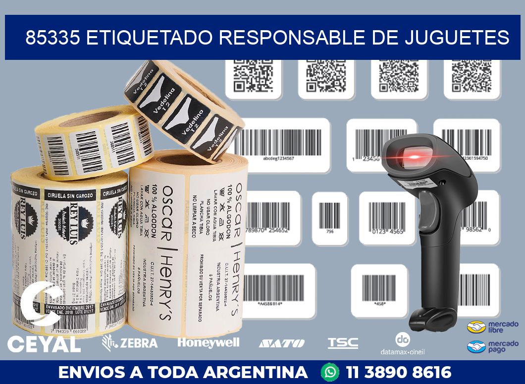 85335 ETIQUETADO RESPONSABLE DE JUGUETES